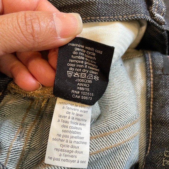 John Varvatos Usa Denim Dark Bowery jeans J306 - Picture 6 of 9